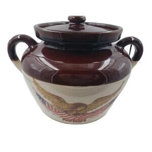 Crock with Lid, National Gallery Of Art, Washington, D.C. Carved Wooden Eagle